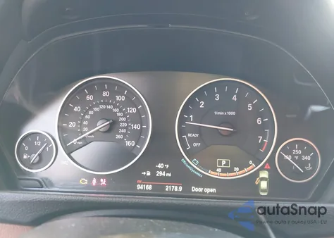 2015 BMW 335I z USA, uszkodzony, nr VIN WBA3A9C57FKW74159